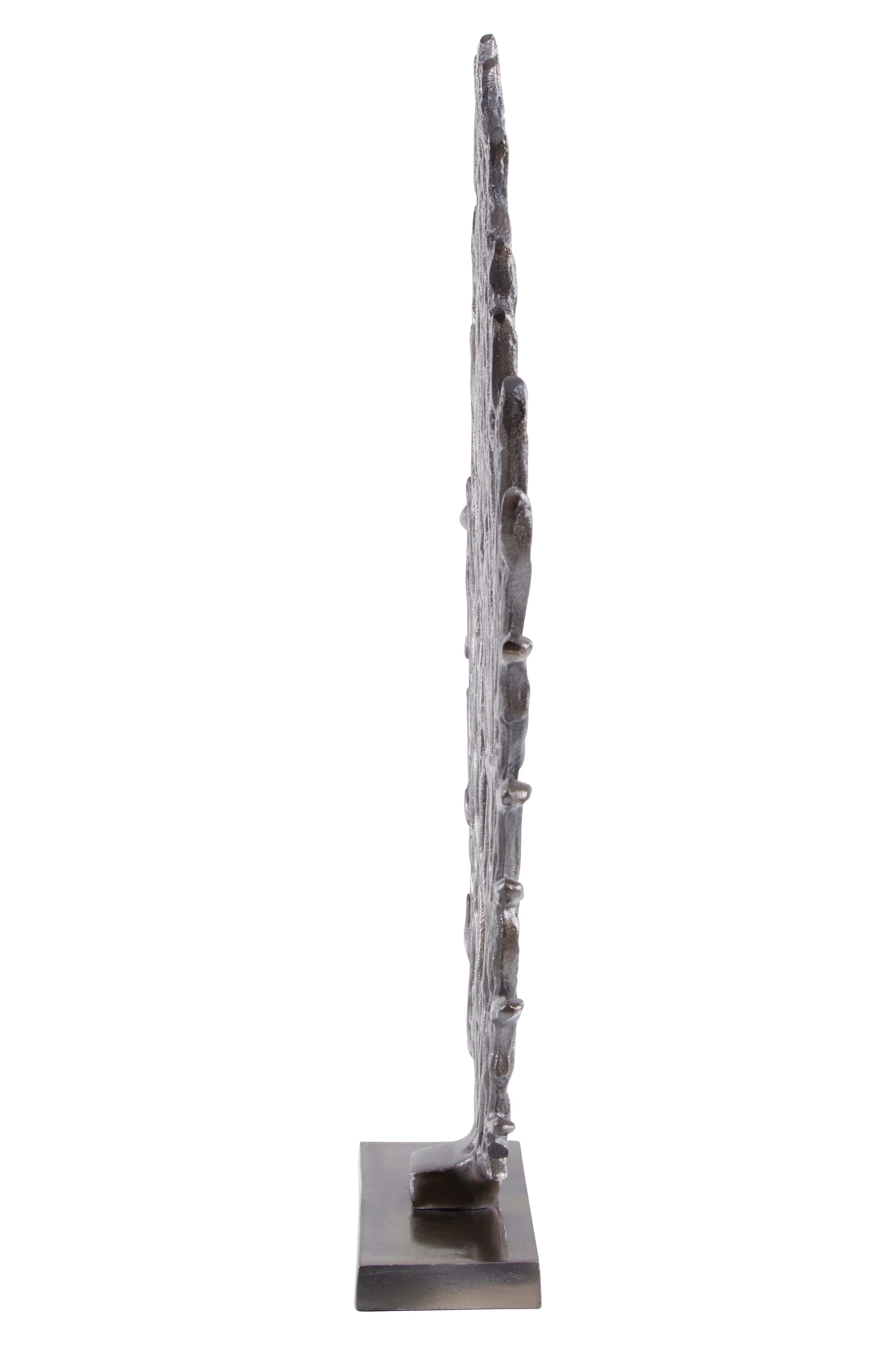 Addison Black Nickel Finish Coral Sculpture | Small